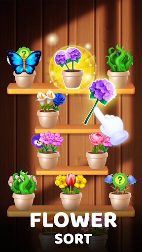 Flowers Merge - Sort Games! ekran görüntüsü