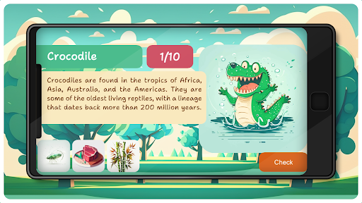 ZOO Quiz: What Animal Eats? ekran görüntüsü