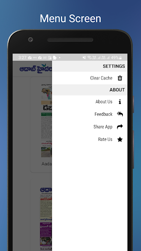 Aadab Hyderabad Telugu Daily ekran görüntüsü