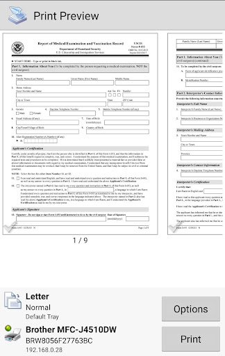 PrinterShare Mobile Print ekran görüntüsü