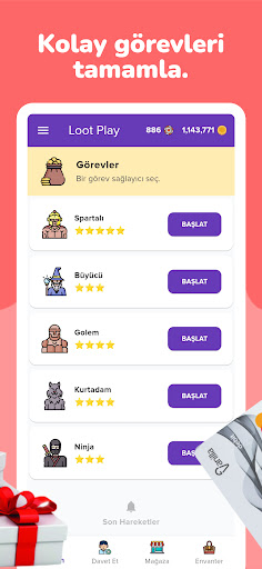 Loot Play: Para & UC Kazan ekran görüntüsü