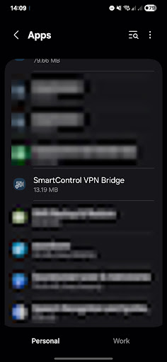 VPN Bridge for SmartControl ekran görüntüsü