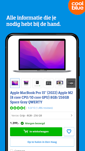 Coolblue ekran görüntüsü