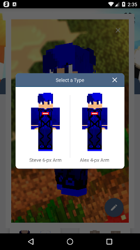HD Skins Editor for Minecraft ekran görüntüsü
