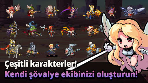 Rush Knights : Idle RPG ekran görüntüsü