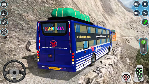 Offroad Bus Driving Bus Sim 3D ekran görüntüsü