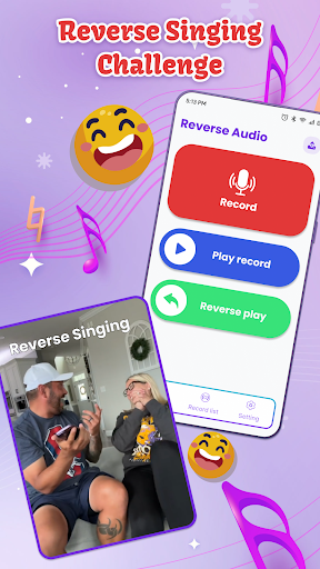 Reverse Play: Audio & Singing ekran görüntüsü