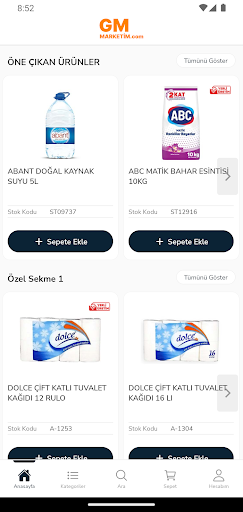 GM Marketim ekran görüntüsü
