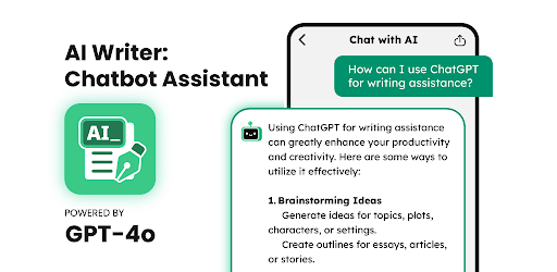 AI Writer: Chatbot Assistant ekran görüntüsü