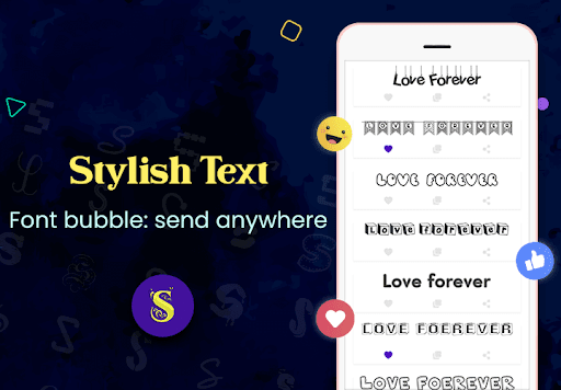 Stylish Text Floating Bubble ekran görüntüsü