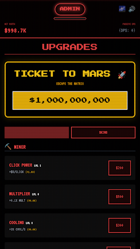 1 Dollar | Ticket to MARS ekran görüntüsü