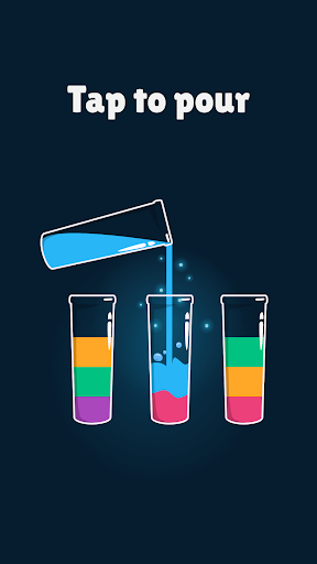 Cups - Water Sort Puzzle ekran görüntüsü