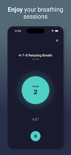 Flow Breath - Breathing Timer ekran görüntüsü