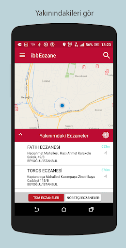 İstanbul Eczaneleri ekran görüntüsü