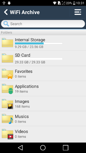 WiFi Archive ekran görüntüsü