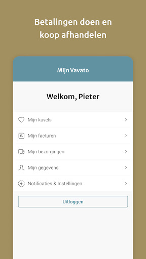 Vavato: Online Veilingen ekran görüntüsü