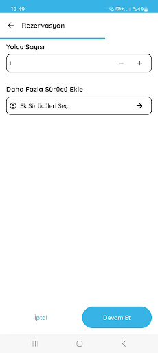 D-One Araç Paylaşımı ekran görüntüsü