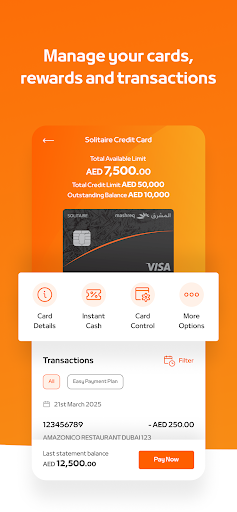 Mashreq UAE - Digital Banking ekran görüntüsü
