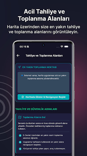 Türkiye Deprem Sistemi ekran görüntüsü