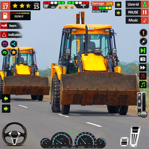 Jcb ekskavatör buldozer oyunu