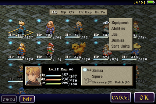 FINAL FANTASY TACTICS : WotL ekran görüntüsü