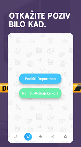 Dečija policija - lažni poziv ekran görüntüsü