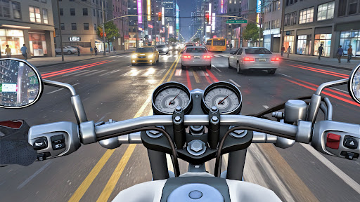 Highway Bike Rider 3D ekran görüntüsü