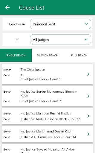 Lahore High Court ekran görüntüsü