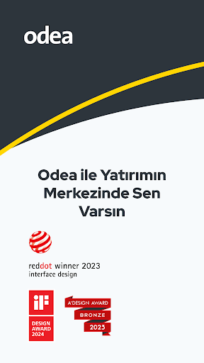 Odea Mobil Bankacılık ekran görüntüsü