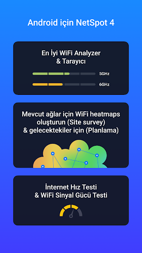 NetSpot WiFi Heat Map Analyzer ekran görüntüsü