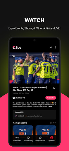 C.Live - Watch, Stream, Earn ekran görüntüsü