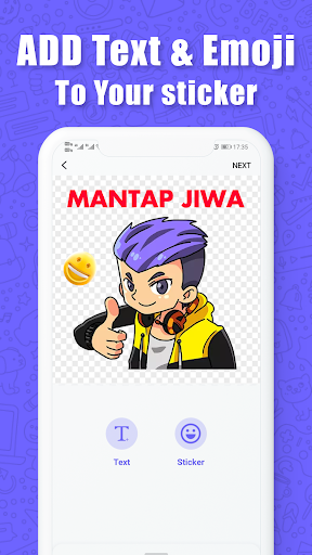 Anim live sticker-WAStickerApp ekran görüntüsü