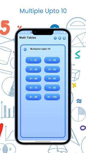 Math Multiplication Tables ekran görüntüsü