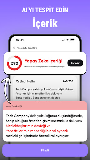AI Detector : Check GPTText ekran görüntüsü