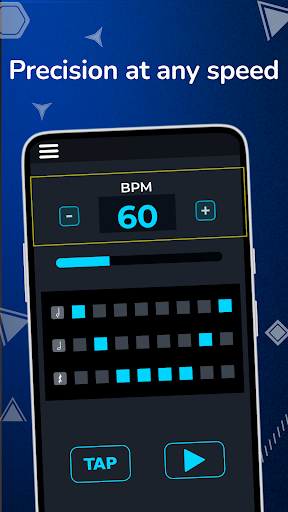 Tap Metronome: hassas metronom ekran görüntüsü
