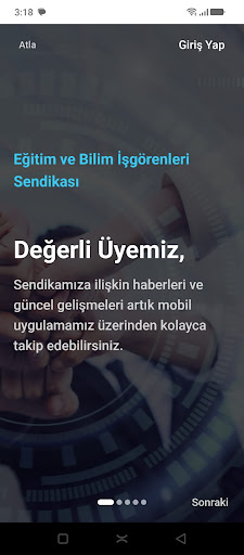 Eğitimiş ekran görüntüsü
