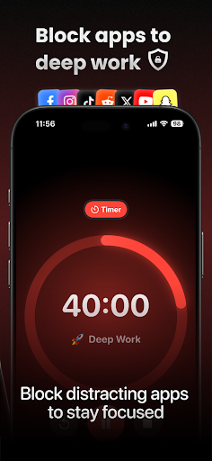 Pomodoro Timer: Deep ekran görüntüsü