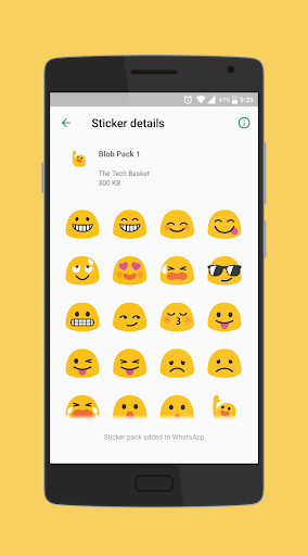 Blob is Back - WAStickerApps ekran görüntüsü