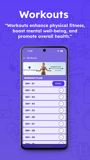 Healthyfit - Fitness Workout ekran görüntüsü