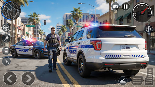 Extreme Police City Chase Sim ekran görüntüsü