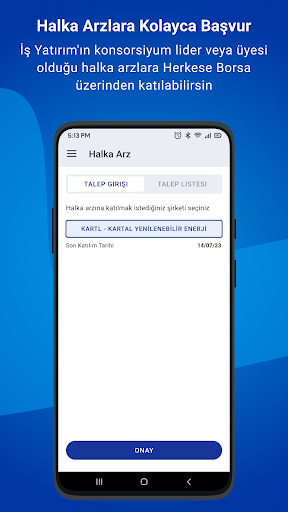 Herkese Borsa Mobil ekran görüntüsü