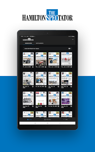 Hamilton Spectator ePaper ekran görüntüsü