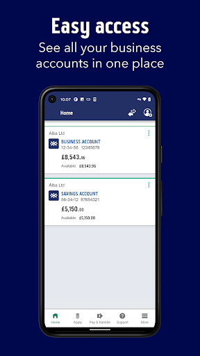 Bank of Scotland Business ekran görüntüsü