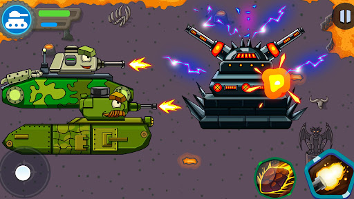 Tank battle: Tanks War 2D ekran görüntüsü