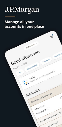 J.P. Morgan Mobile ekran görüntüsü