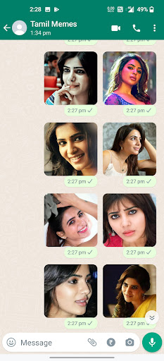 Samantha Stickers ekran görüntüsü