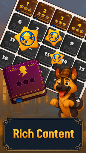 Sherlock Holmes Mystery Match3 ekran görüntüsü