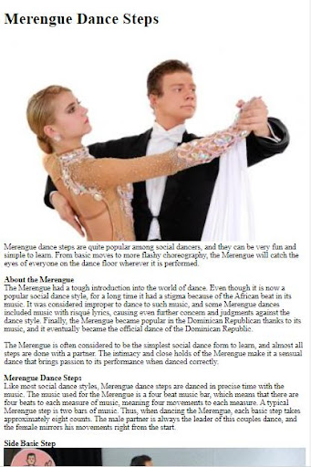 How to Dance Merengue ekran görüntüsü
