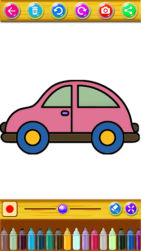 Vehicle Coloring &Drawing Book ekran görüntüsü