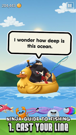 Ninja Fishing ekran görüntüsü